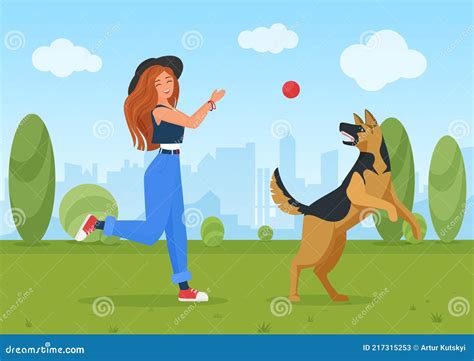 Joven Mujer Jugando Con Perros Vídeos libres de derechos